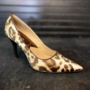 Michael Kors leopard print 4” high heels